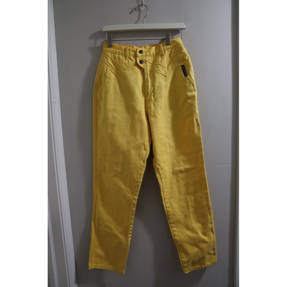 Rocky Mountain Clothing‎ Co Yellow High Waisted Cowboy Cut Jeans